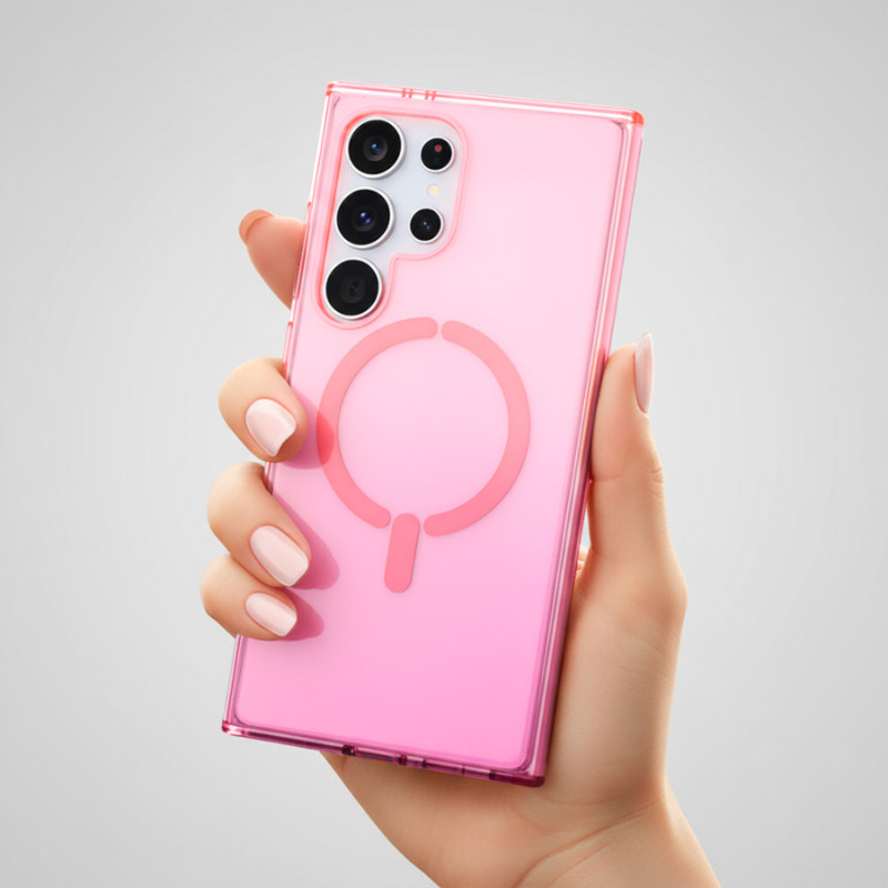 Funda Antiyellow Degradada Compatible con Magsafe para Samsung Galaxy S23 Ultra thumbnail