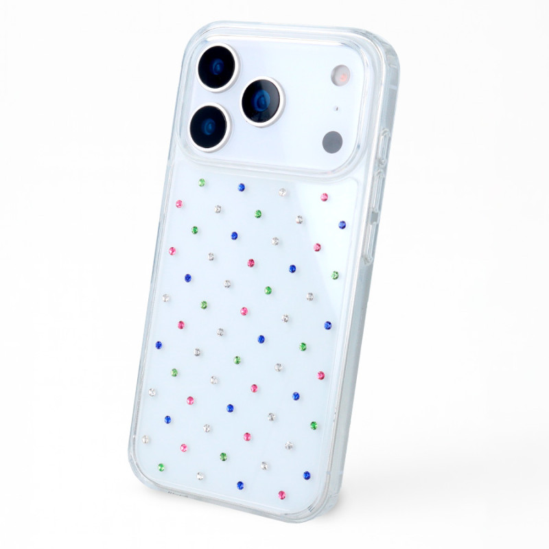 Funda Perlitas Multicolor para iPhone 17 Pro Funda Perlitas Multicolor para iPhone 17 Pro