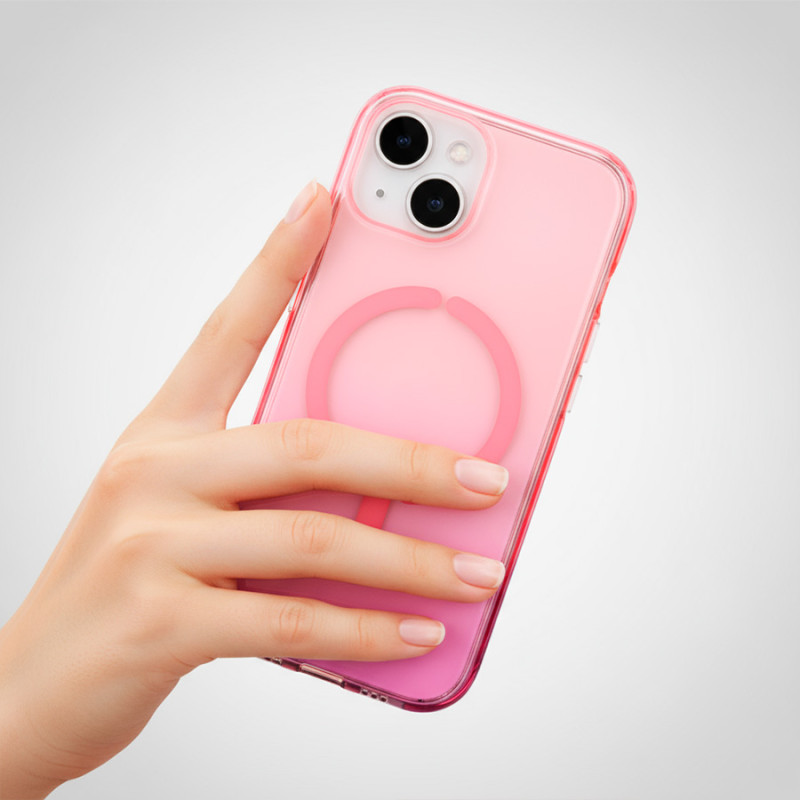 Funda Antiyellow Degradada Compatible con Magsafe para iPhone 13 thumbnail