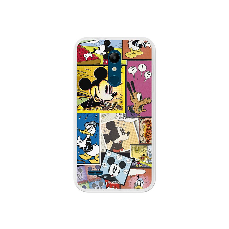 Funda Oficial Disney Mickey, Comic LG K10 2018