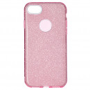 Carcasa Brillantina Rosa para iPhone 8- La Casa de las Carcasas