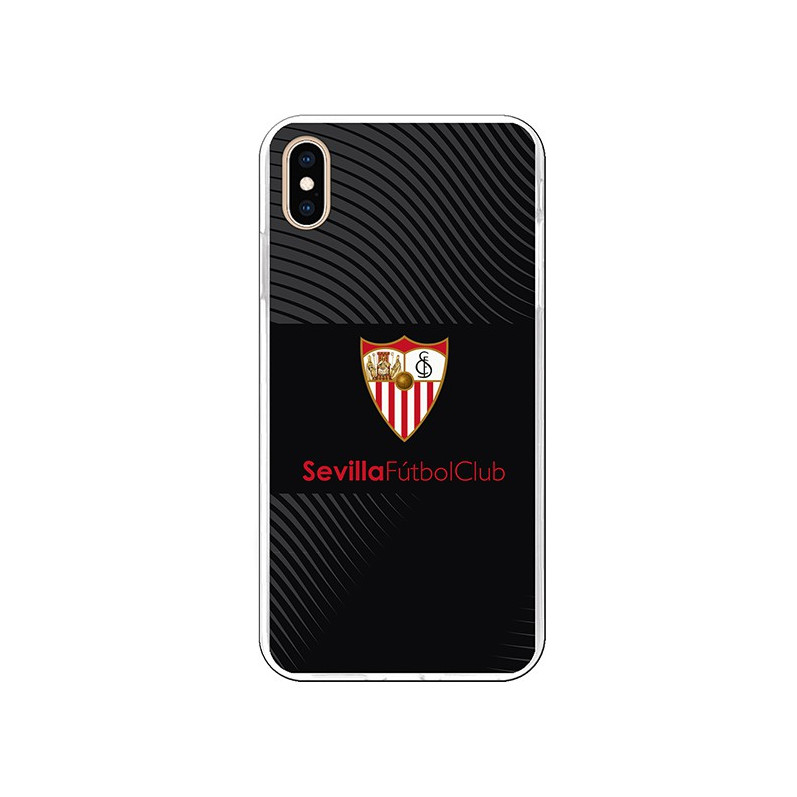 Funda Oficial Sevilla FC Trama Gris para iPhone XS Max