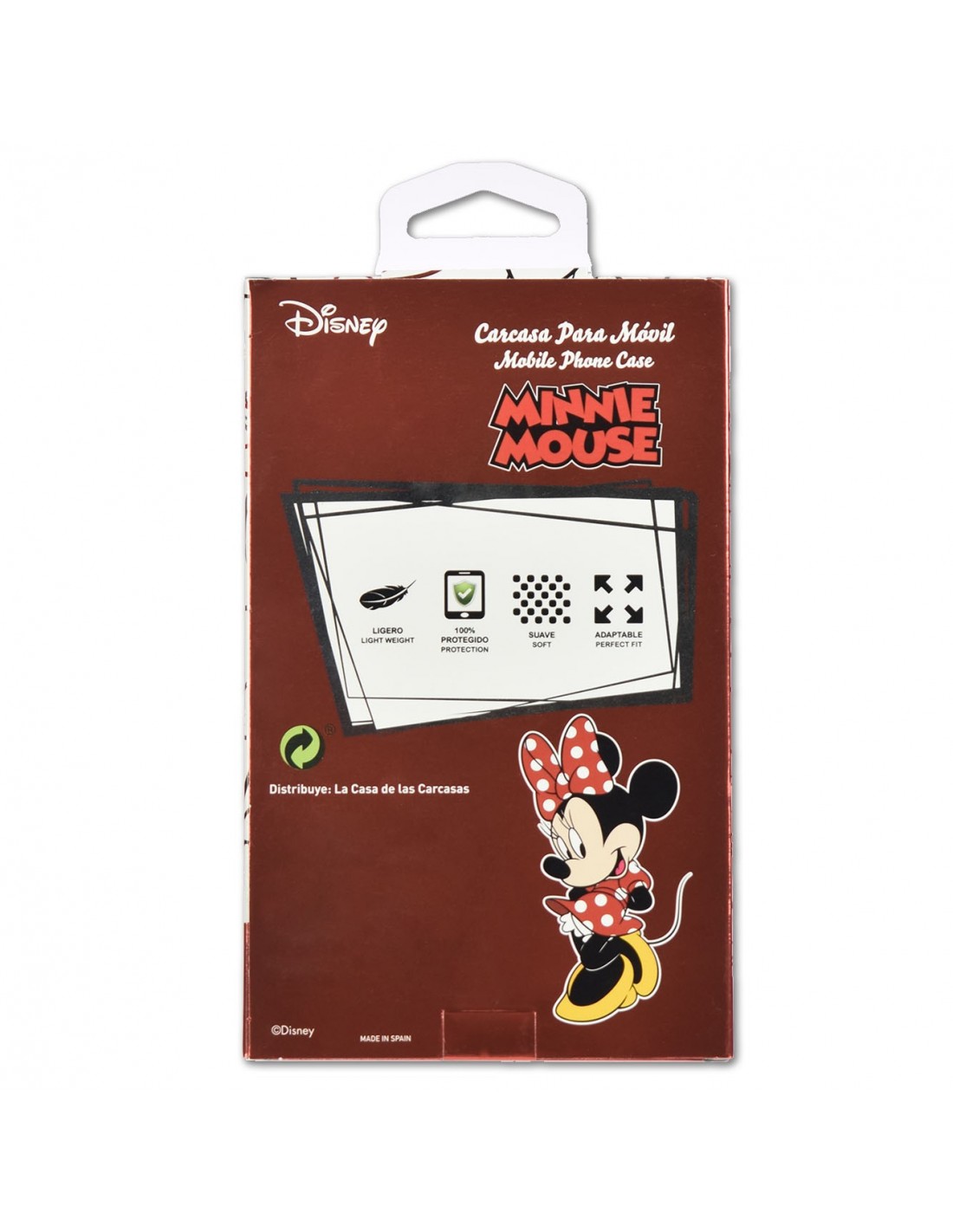 Carcasa Iphone 11 Pro Max Silicona Disney Minnie Negra - La Carcasa