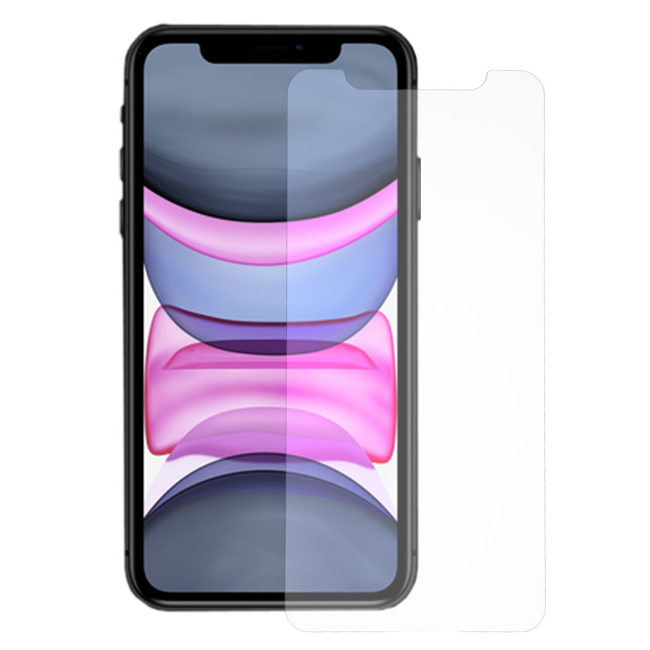 Cristal templado 4 en 1 para iPhone SE, Protector de pantalla