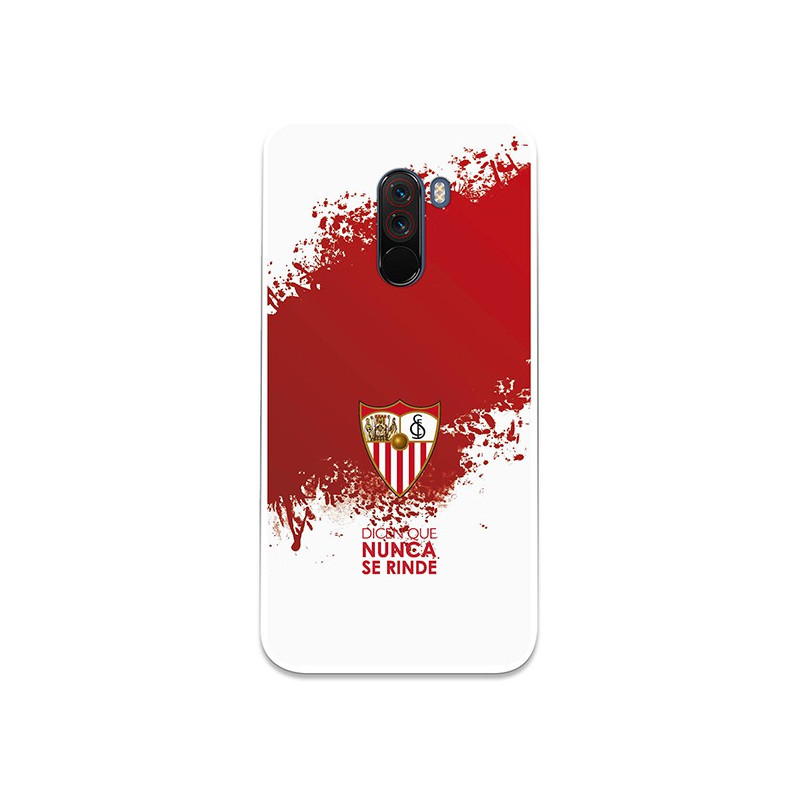 Funda Oficial Sevilla FC nunca se rinde mancha roja para Xiaomi Pocophone F1
