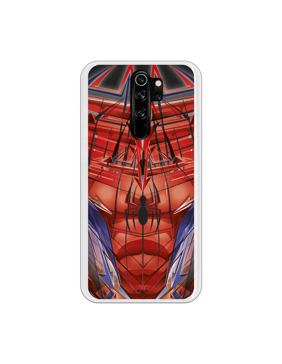 Funda para Xiaomi Redmi Note 8 Pro Oficial de Marvel Spiderman Torso -  Marvel
