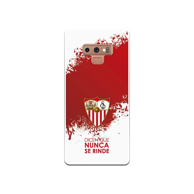 Funda Oficial Sevilla FC nunca se rinde mancha roja para Samsung Galaxy Note9