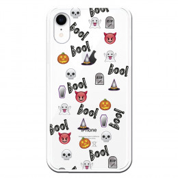 Carcasa Halloween Icons para iPhone XR- La Casa de las Carcasas