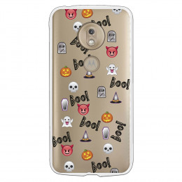 Carcasa Halloween Icons para Motorola Moto G7 Play- La Casa de las Carcasas