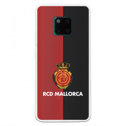 Funda para Huawei Mate 20 Pro del Mallorca RCD Mallorca Diagonales Transparente - Licencia Oficial RCD Mallorca