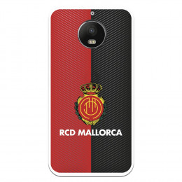 Funda para Motorola Moto G5s del Mallorca RCD Mallorca Diagonales Transparente - Licencia Oficial RCD Mallorca