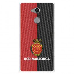 Funda para Sony Xperia XA2 Ultra del Mallorca RCD Mallorca Diagonales Transparente - Licencia Oficial RCD Mallorca