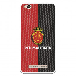 Funda para Xiaomi Redmi 4A del Mallorca RCD Mallorca Diagonales Transparente - Licencia Oficial RCD Mallorca