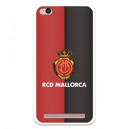 Funda para Xiaomi Redmi 5A del Mallorca RCD Mallorca Diagonales Transparente - Licencia Oficial RCD Mallorca