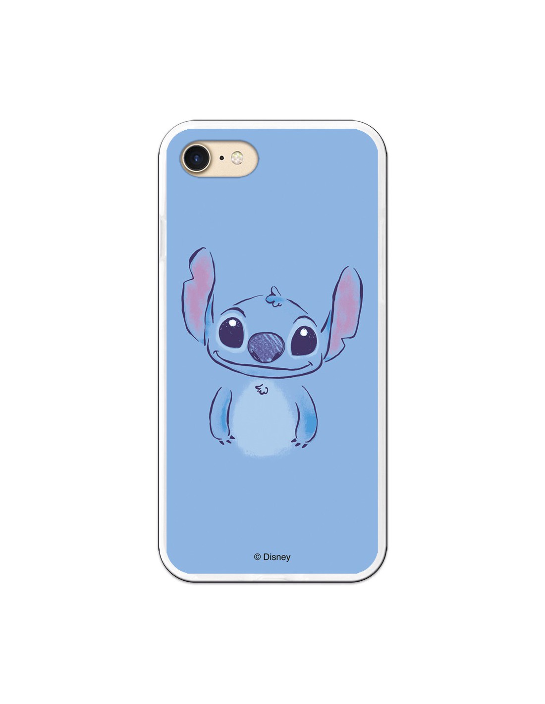 Funda para iPhone 7 Plus Oficial de Disney Stitch Trepando - Lilo & Stitch