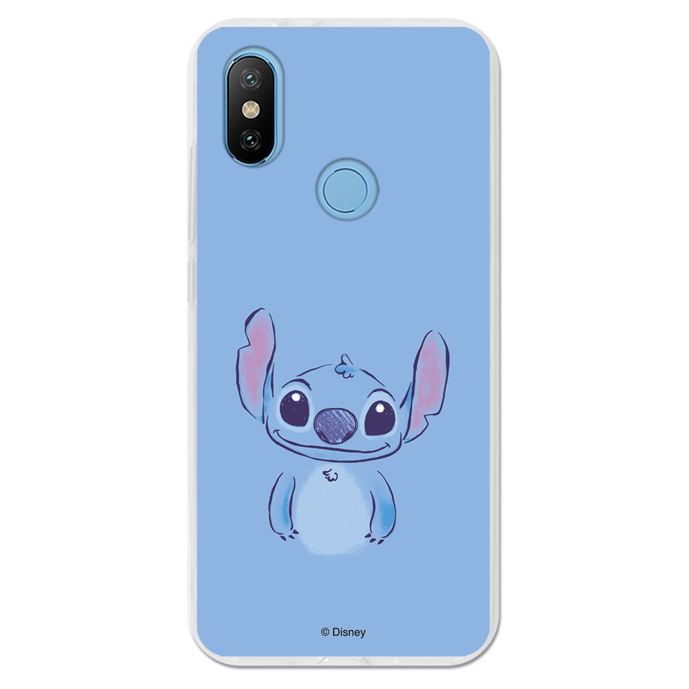 Funda para Xiaomi Redmi 9AT Oficial de Disney Stitch Azul - Lilo & Stitch