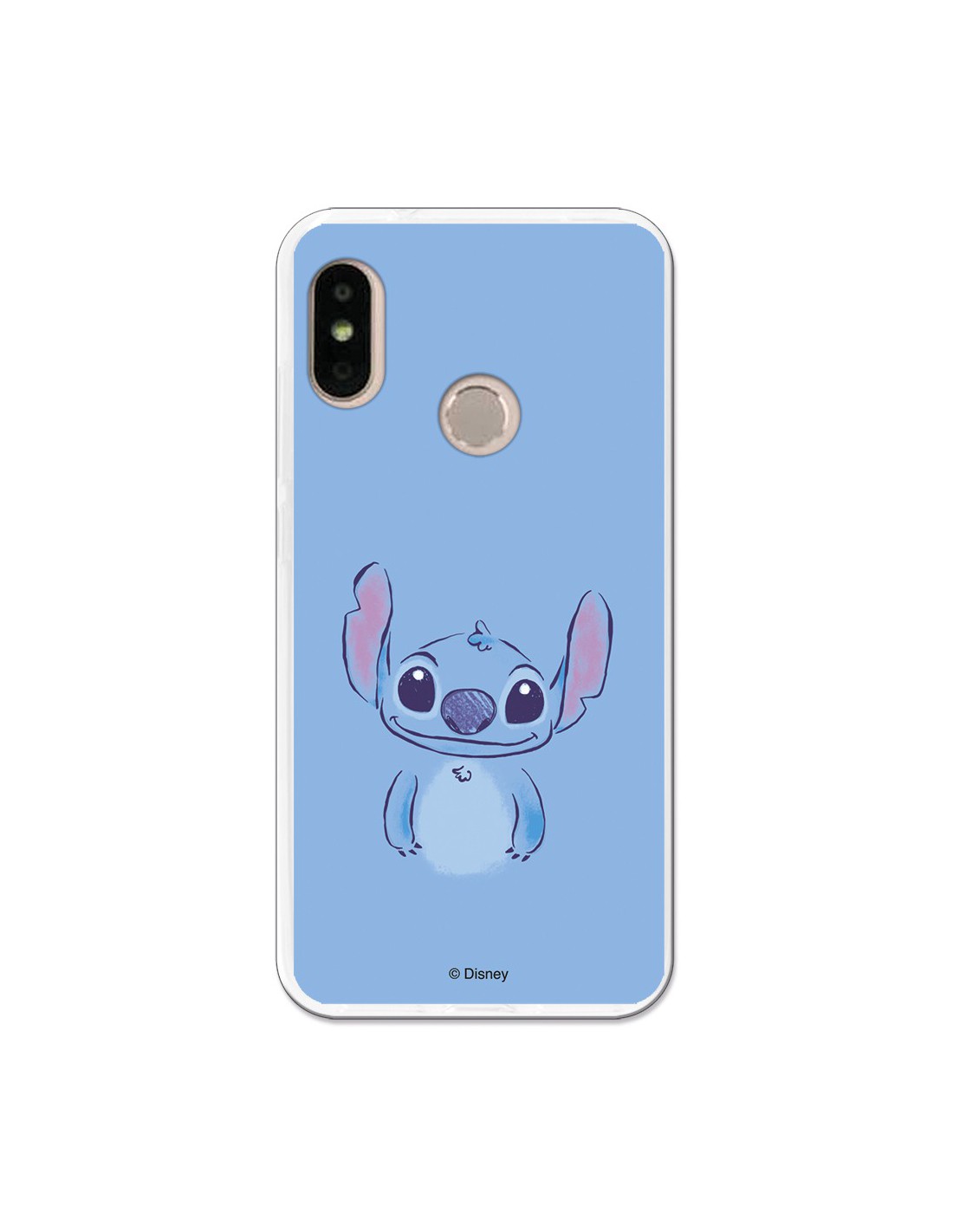 Funda Oficial Lilo y Stitch Azul Xiaomi Mi A2 Lite