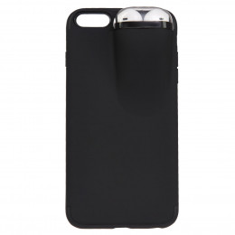 Carcasa Porta Auriculares Negro para iPhone 8 Plus- La Casa de las Carcasas