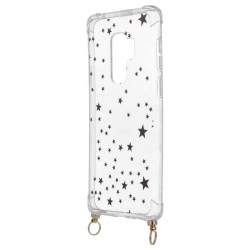 Funda Silicona Colgante Estrellas para Samsung Galaxy S9 Plus