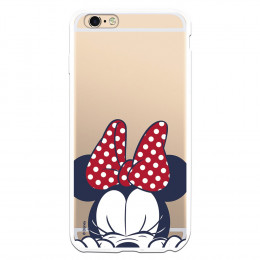 Funda para iPhone 6S Plus Oficial de Disney Minnie Cara - Clásicos Disney