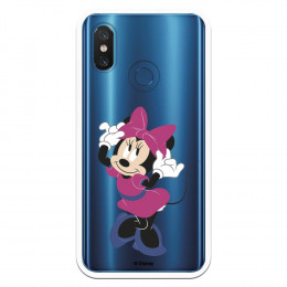 Funda para Xiaomi Mi 8 Pro Oficial de Disney Minnie Rosa - Clásicos Disney