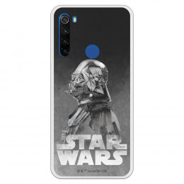 Funda para Xiaomi Redmi Note 8T Oficial de Star Wars Darth Vader Fondo negro - Star Wars