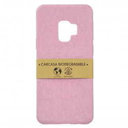 Carcasa Biodegradable Rosa para Samsung Galaxy S9- La Casa de las Carcasas