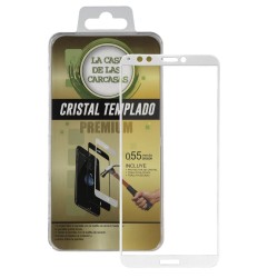 Cristal Templado Completo Blanco para Huawei Y7 2018