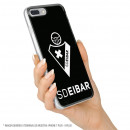 Carcasa para iPhone 7 Plus del Eibar Escudo Fondo Negro - Licencia Oficial SD Eibar
