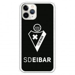 Funda para iPhone 11 Pro del Eibar Escudo Fondo Negro - Licencia Oficial SD Eibar
