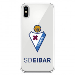 Funda para iPhone X del Eibar Escudo Transparente - Licencia Oficial SD Eibar