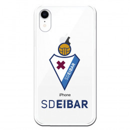 Funda para iPhone XR del Eibar Escudo Transparente - Licencia Oficial SD Eibar