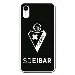 Funda para iPhone XR del Eibar Escudo Fondo Negro - Licencia Oficial SD Eibar
