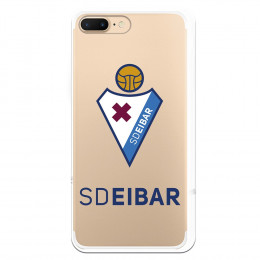 Funda para iPhone 8 Plus Oficial del SD Eibar  Escudo Transparente - Licencia Oficial del SD Eibar