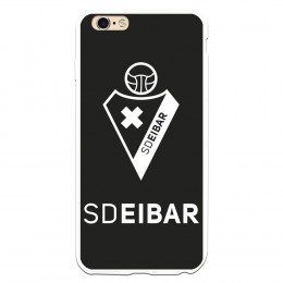 Funda para iPhone 6S Plus Oficial del SD Eibar  Escudo Fondo Negro - Licencia Oficial del SD Eibar