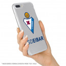 Carcasa para iPhone XS Oficial del SD Eibar  Escudo Transparente - Licencia Oficial del SD Eibar