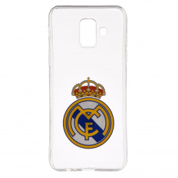 Carcasa Real Madrid Escudo Transparente para Samsung Galaxy A6 2018- La Casa de las Carcasas