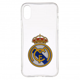 Carcasa Real Madrid Escudo Transparente para iPhone X- La Casa de las Carcasas