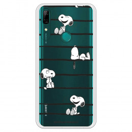 Funda para Huawei P Smart Z Oficial de Peanuts Snoopy rayas - Snoopy