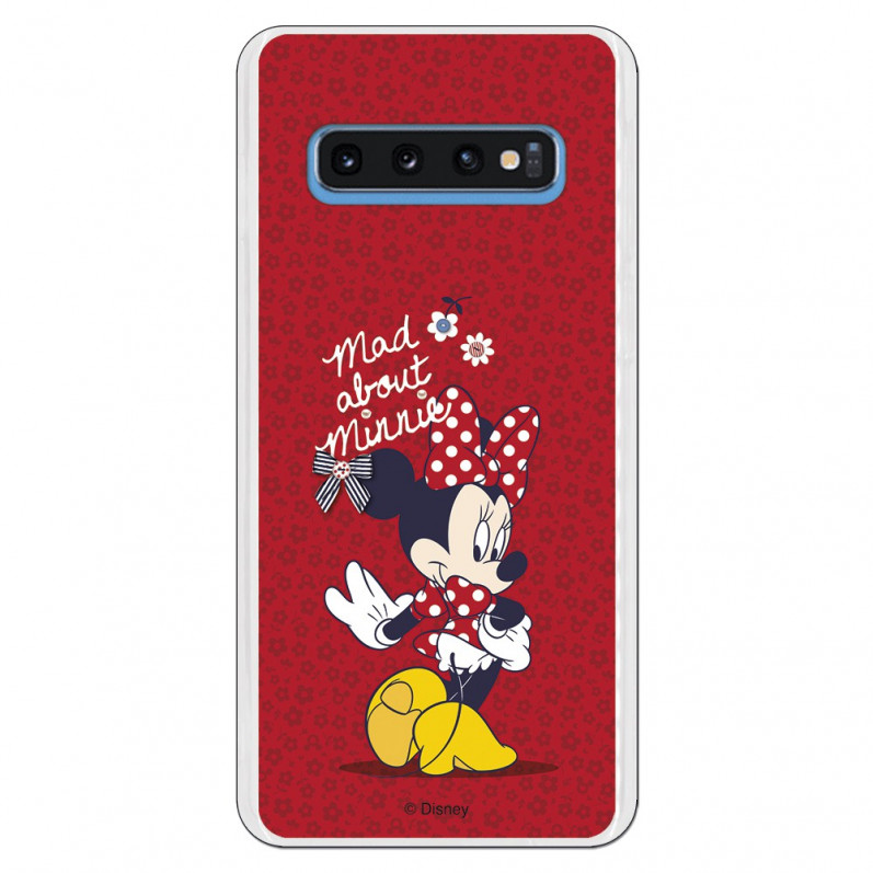 Carcasa Disney Minnie Mad about Minnie para Samsung Galaxy S10 - La Casa de las Carcasas