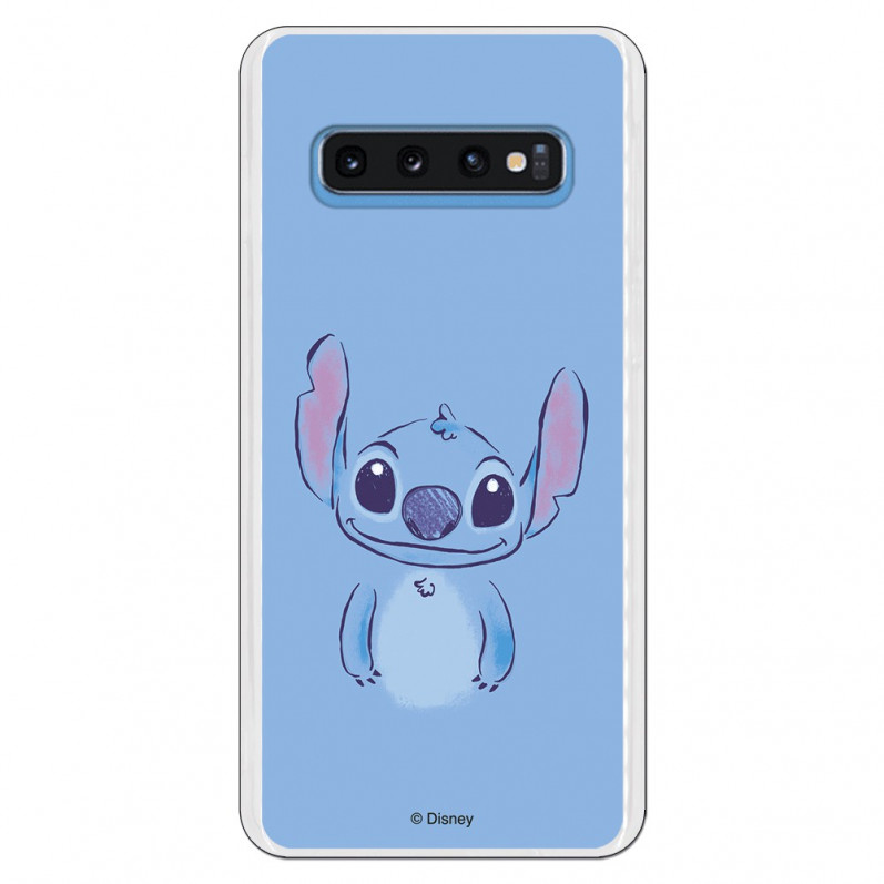 Carcasa Lilo y Stitch Azul para Samsung Galaxy S10 - La Casa de las Carcasas