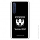 Carcasa Oficial Leganés escudo blanco sobre fondo negro para Huawei P30- La Casa de las Carcasas