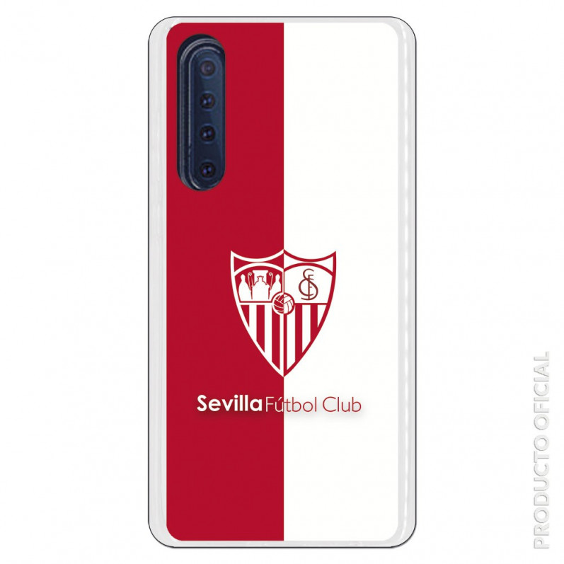 Carcasa Oficial Sevilla escudo bicolor para Huawei P30- La Casa de las Carcasas