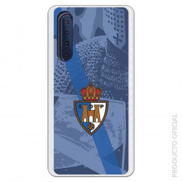 Carcasa Oficial Escudo S.D. Ponferradina banda diagonal azul fondo escudero para Huawei P30- La Casa de las Carcasas