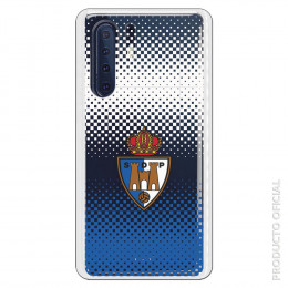 Carcasa Oficial Escudo S.D. Ponferradina trama blanco y azul clear para Huawei P30- La Casa de las Carcasas