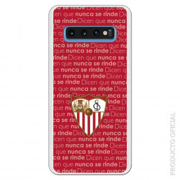 Carcasa Oficial Sevilla fondo nunca se rinde para Samsung Galaxy S10- La Casa de las Carcasas