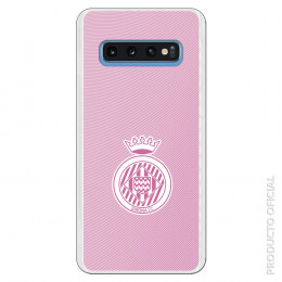 Carcasa Oficial Girona FC Escudo Rosa para Samsung Galaxy S10- La Casa de las Carcasas