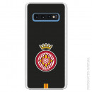 Carcasa Oficial Girona FC Escudo Equi negra para Samsung Galaxy S10- La Casa de las Carcasas