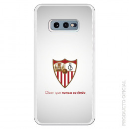 Carcasa Oficial Sevilla sobre fondo retro para Samsung Galaxy S10 Lite- La Casa de las Carcasas