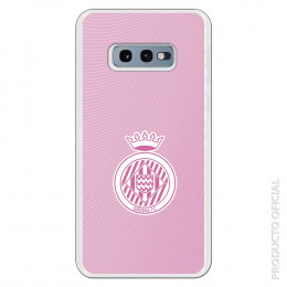 Carcasa Oficial Girona FC Escudo Rosa para Samsung Galaxy S10 Lite- La Casa de las Carcasas